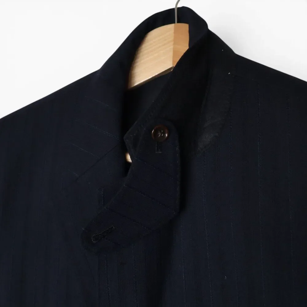 J. Crew Men's 40R Wool Sport Coat Blazer Blue Unstructured Half Lined SAMPLE